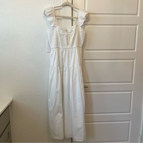 Abercrombie Ruffle Smocked Midi - Picture 4 of 9